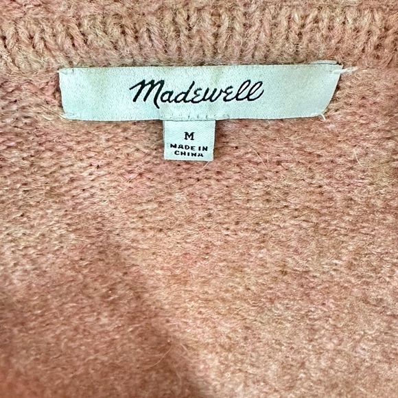 madewell wilmington heather taffy hoodie size M - Picture 3 of 8